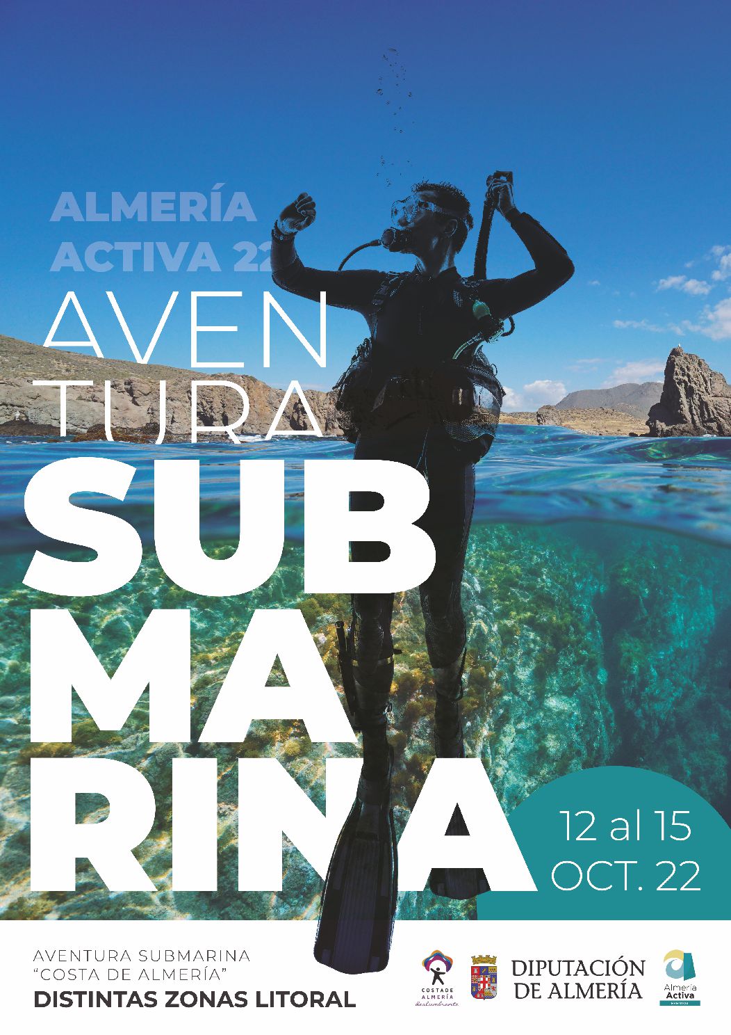 Almería Activa 2022. Aventura Submarina Costa de Almería (Zonas del litoral del 12 al 15 Octubre)